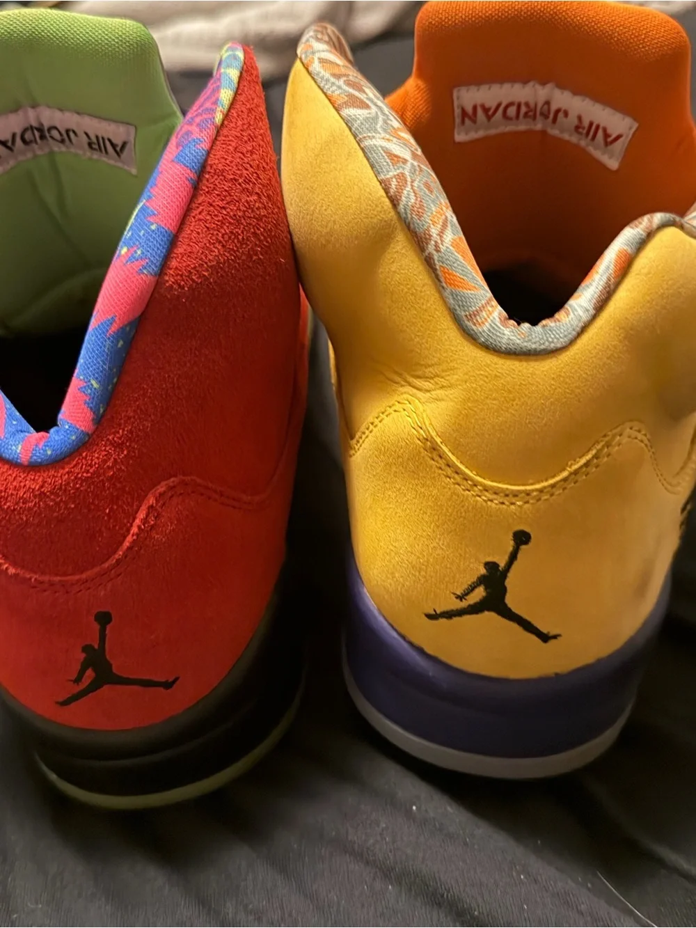 Jordan Men’s Sneakers in Yellow, Red & Purple Accent